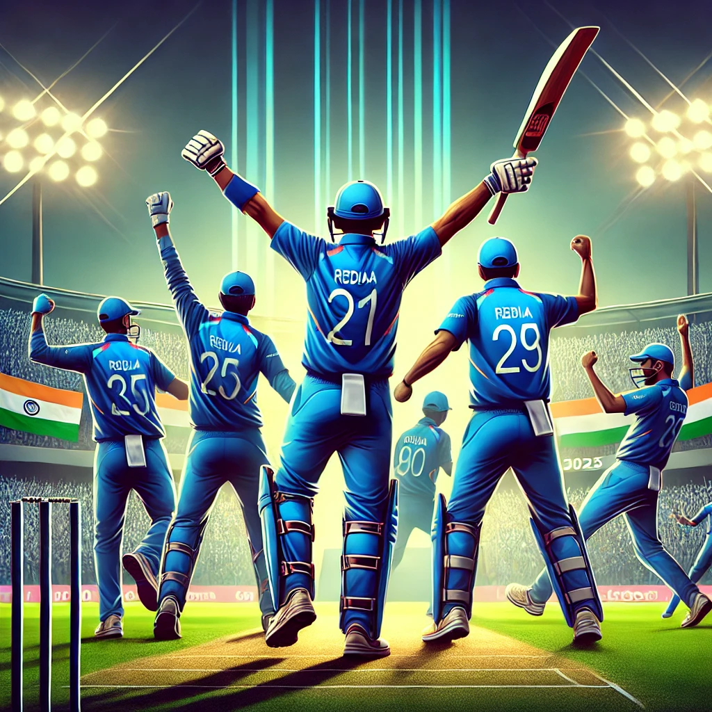 Indian Team Image with Captions